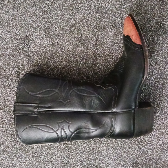 Gorgeous (but damaged) Vintage Womens Cowboy Boots 8B - Picture 4 of 12